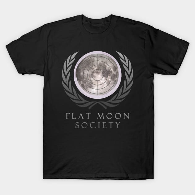 Flat Moon Society T-Shirt by Nerd_art